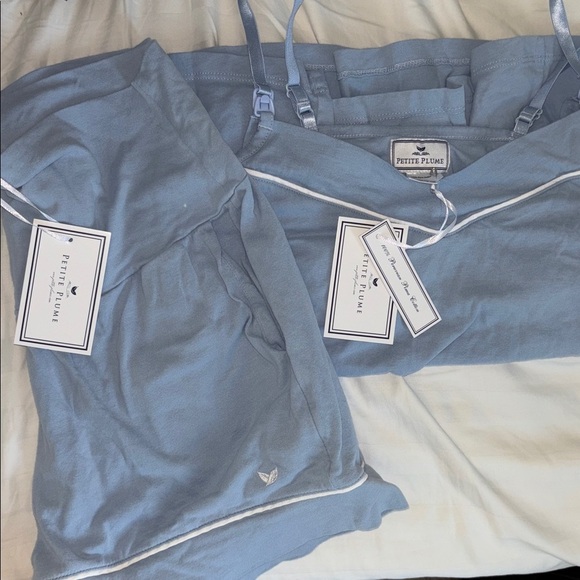 Petite Plume The Basics Maternity Set in Periwinkle XS - Picture 9 of 9